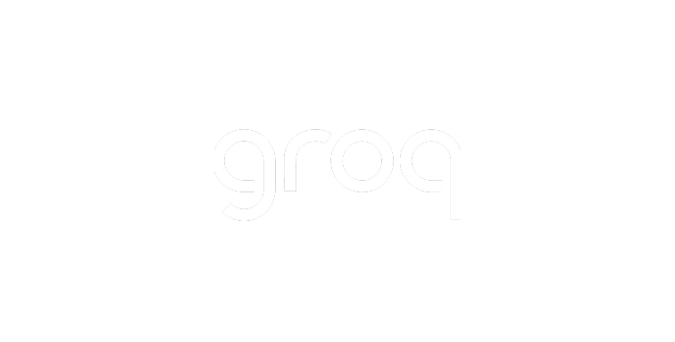 groq white logo