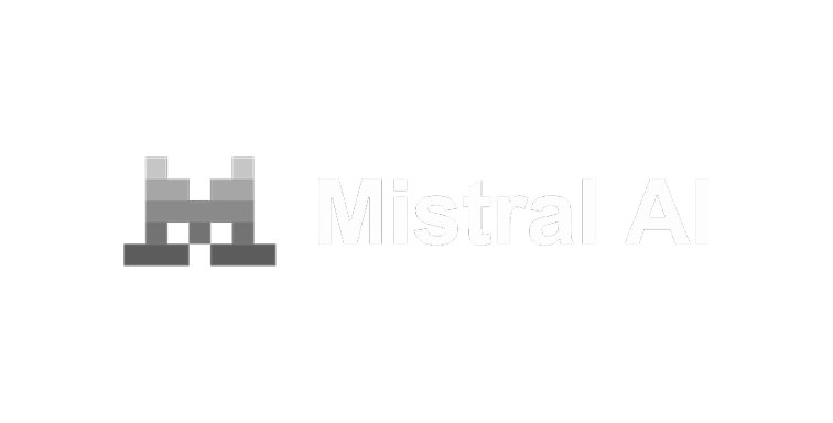 mistral white logo